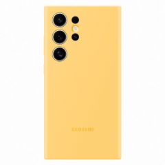 Samsung Original Silikon Cover für das Galaxy S24 Ultra- Yellow