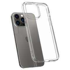 Spigen Crystal Hybrid Backcover für das iPhone 14 Pro - Transparent