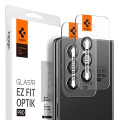 Spigen Glas.tR EZFit Optik Linsen Protektor für das Samsung Galaxy Z Fold 5 - Schwarz