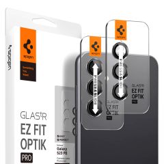 Spigen Glas.tR EZFit Optik Linsen Protektor für das Samsung Galaxy S23 FE - Schwarz