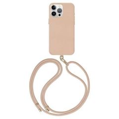 Coehl Muse MagSafe Back Cover mit Band für das iPhone 15 Pro Max - Dusty Nude