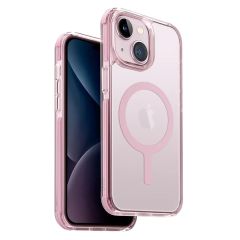 Uniq Combat MagSafe Back Cover für das iPhone 15 - Baby Pink