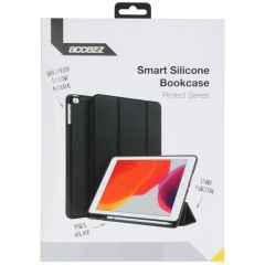 Accezz Smart Silicone Klapphülle Blau iPad 10.2 (2019 / 2020 / 2021)