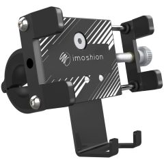 iMoshion Telefonhalter für das Fahrrad für das iPhone 13 Pro - Verstellbar - Universell - Aluminium - Schwarz