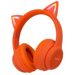 iMoshion Kids LED Light Cat Ear Bluetooth-Kopfhörer - Kinderkopfhörer - Orange