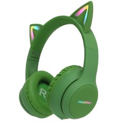 iMoshion Kids LED Light Cat Ear Bluetooth-Kopfhörer - Kinderkopfhörer - Grün