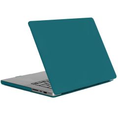 iMoshion Hard Cover für das MacBook Pro 14 Zoll (2021) / Pro 14 Zoll (2023) M3 chip - A2442 / A2779 / A2918 - Petrol Green