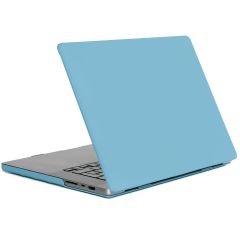iMoshion Hard Cover für das MacBook Pro 14 Zoll (2021) / Pro 14 Zoll (2023) M3 chip - A2442 / A2779 / A2918 - Soft Blue