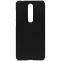 Unifarbene Hardcase-Hülle Schwarz für das Nokia 5.1 Plus