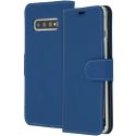 Accezz Wallet TPU Booklet Blau für das Samsung Galaxy S10
