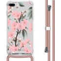 iMoshion Design Hülle mit Band für das iPhone 8 Plus / 7 Plus - Cherry Blossom