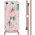 iMoshion Design Hülle mit Band für das iPhone SE (2022 / 2020) / 8 / 7 - Cherry Blossom