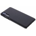 Carbon Look Hardcase-Hülle Schwarz für Huawei P20 Pro