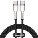 Baseus Cafule Series USB-C-zu-USB-C-Kabel  – Metall – 100 Watt – 1 Meter – Schwarz