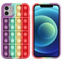 iMoshion Pop It Fidget Toy - Pop It Hülle iPhone 12 (Pro) - Rainbow