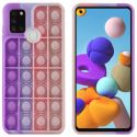 iMoshion Pop It Fidget Toy - Pop It Hülle Galaxy A21s - Multicolor