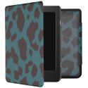 iMoshion Design Slim Hard Case Sleepcover für das Tolino Page 2 - Green Leopard