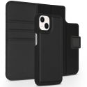Accezz Premium Leather 2 in 1 Klapphülle für das iPhone 13 Mini - Schwarz