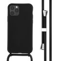 iMoshion Silikonhülle mit Band für das iPhone 11 Pro - Schwarz