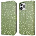 iMoshion ﻿Design Klapphülle für das iPhone 12 (Pro) - Green Flowers