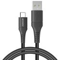 Accezz USB-C auf USB-Kabel für das Samsung Galaxy S21 Ultra - 1 m - Schwarz