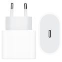 Apple Original USB-C Power Adapter für das iPhone 15 Pro Max - Ladegerät - USB-C-Anschluss - 20 W - Weiß