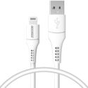 Accezz Lightning- auf USB-Kabel für das iPhone 12 - MFI-zertifiziertes - 0,2 m - Weiß