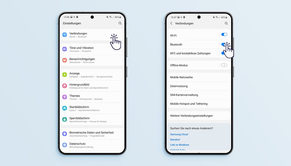 Anleitung zum Aktivieren von Bluetooth auf deinem Samsung-Handy