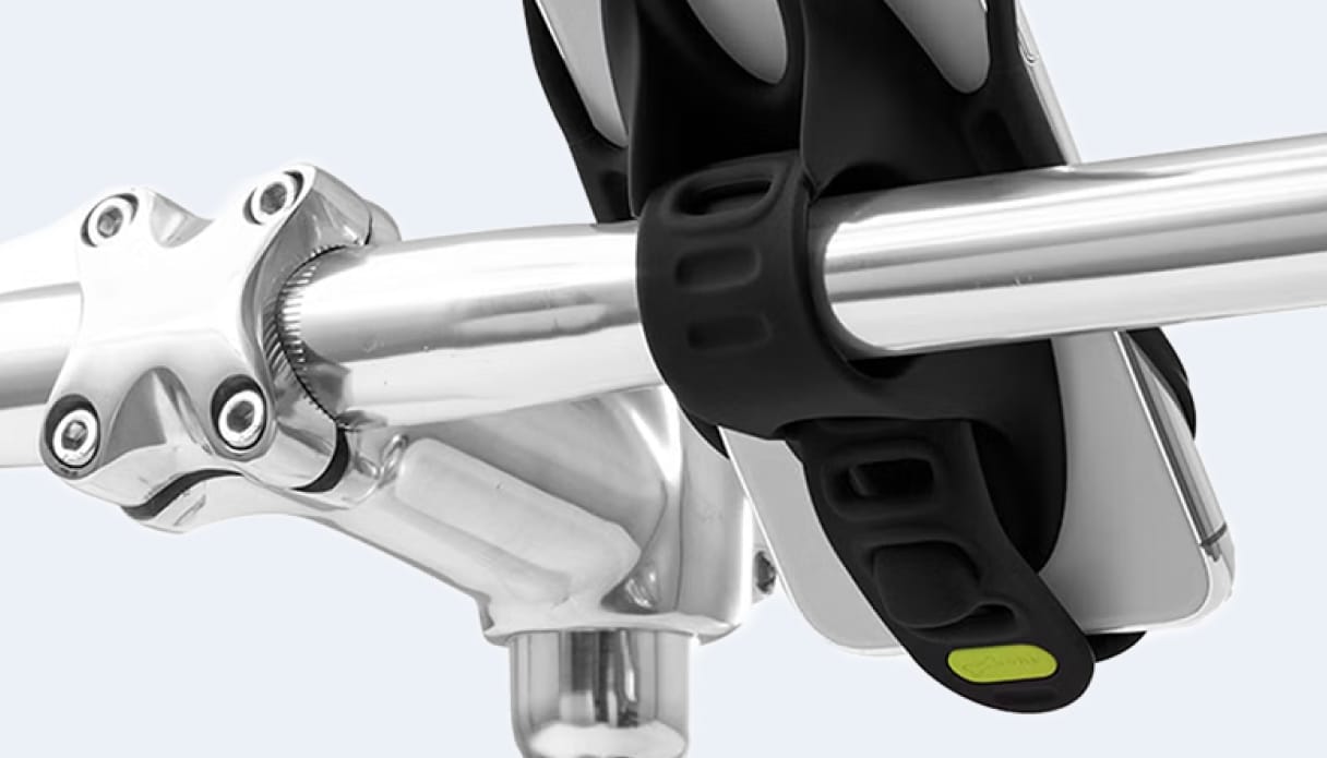 Produktfoto einer Telefonhalterung für Fahrradlenker