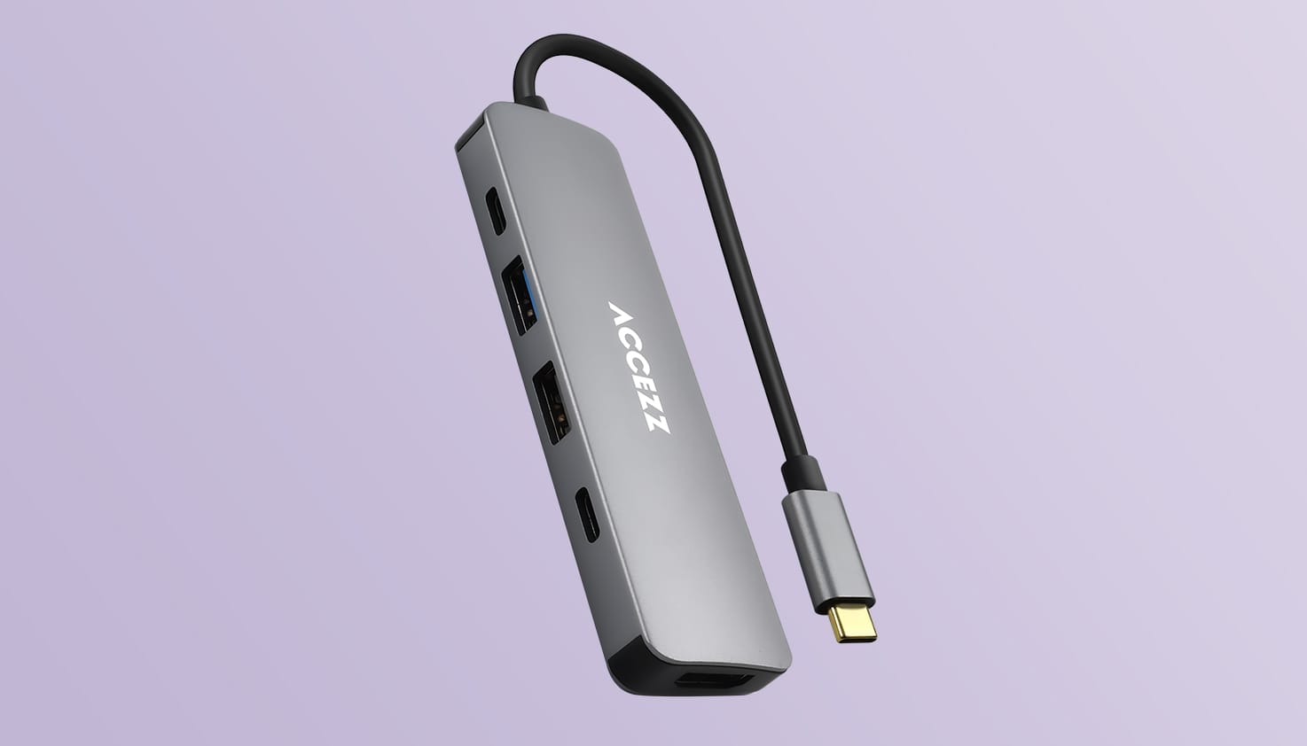 Ein grauer Accezz Hub